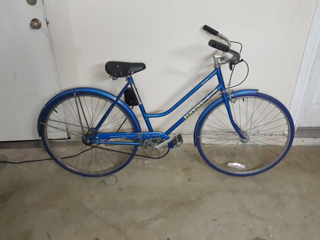 schwinn collegiate 3 speed bike / bicicleta schwinn collegiate 3