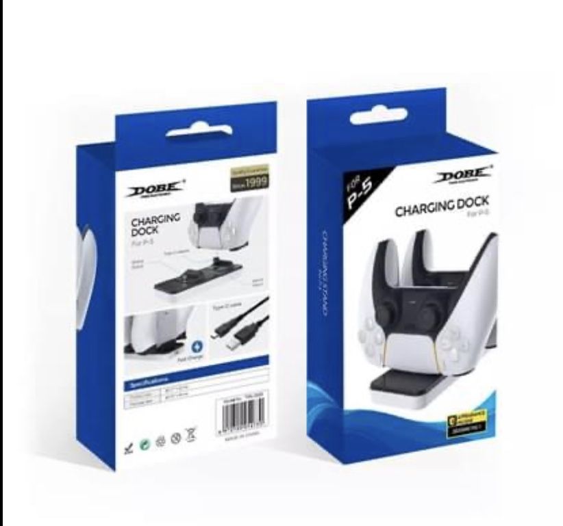 New DOBE Dual Charging Dock For PS5 Controllers