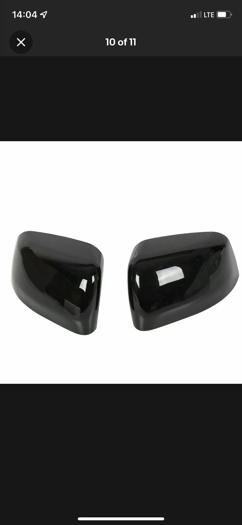 Jeep Grand Cherokee Mirror And Door Handle Covers- Black