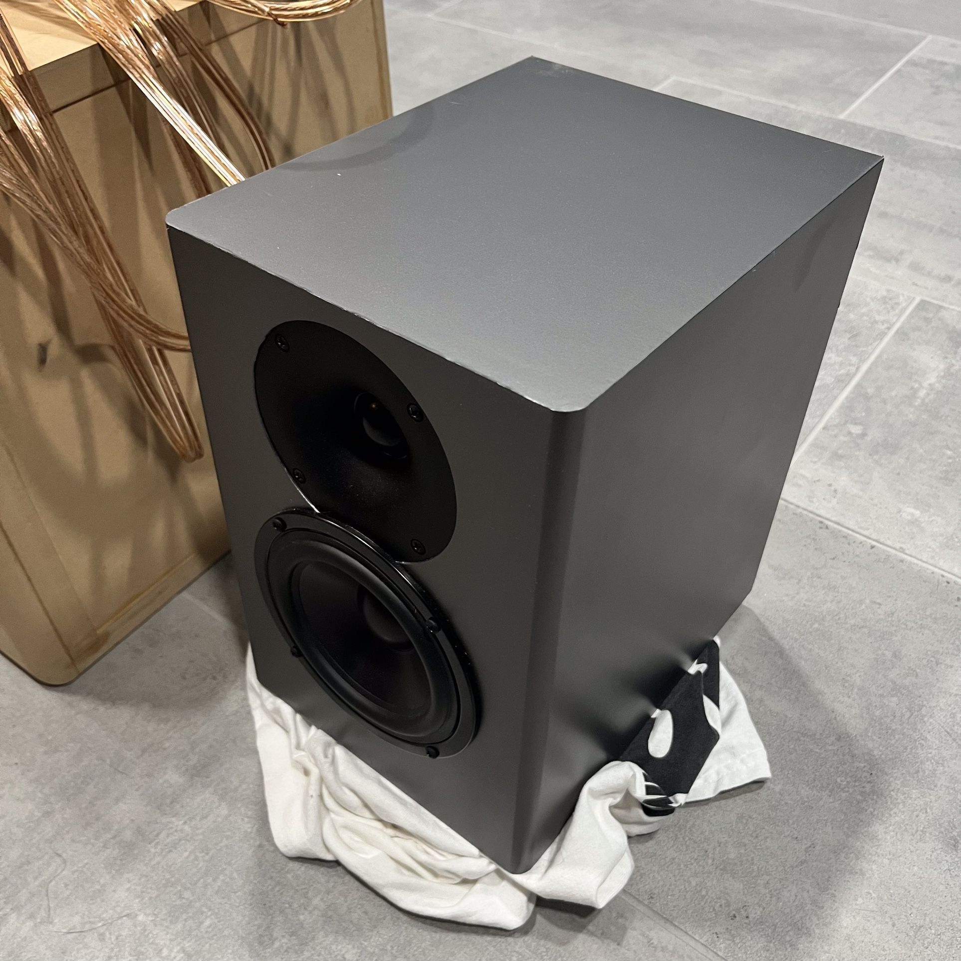 Stereo home theater equipment speakers Denon receiver subwoofer