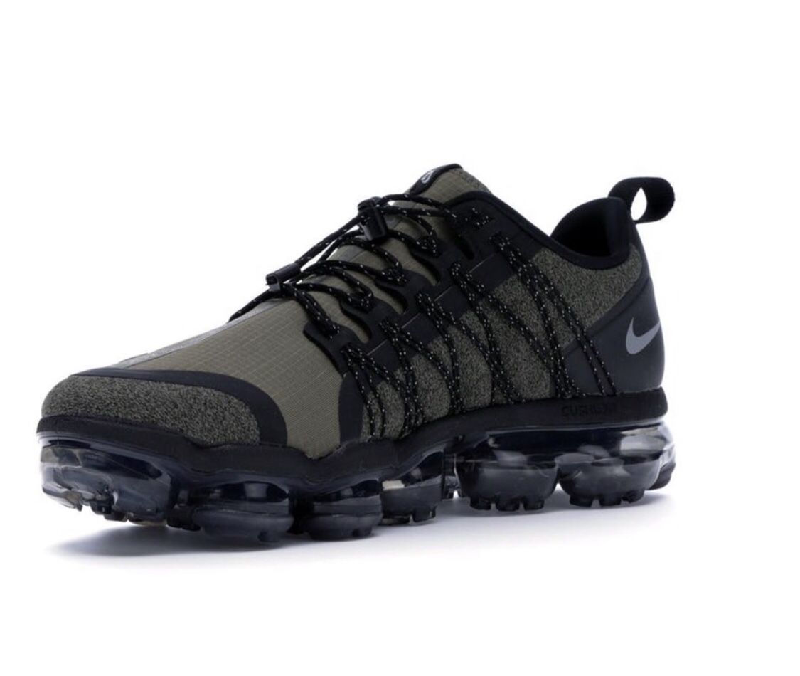 nike air vapormax run utility olive green