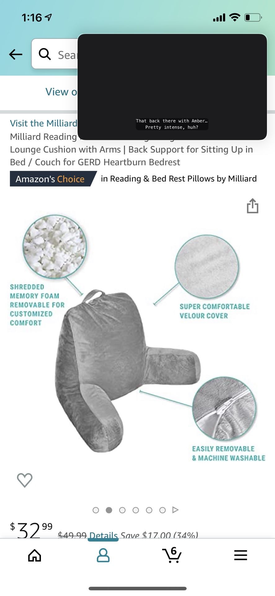 Soft Back Chair Pillow