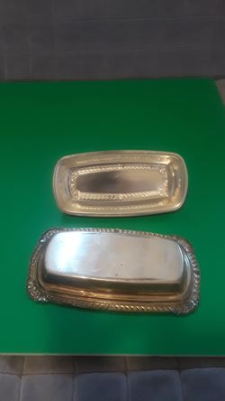 ARMOR SILVER COMPANY BUTTER DISH Thumbnail