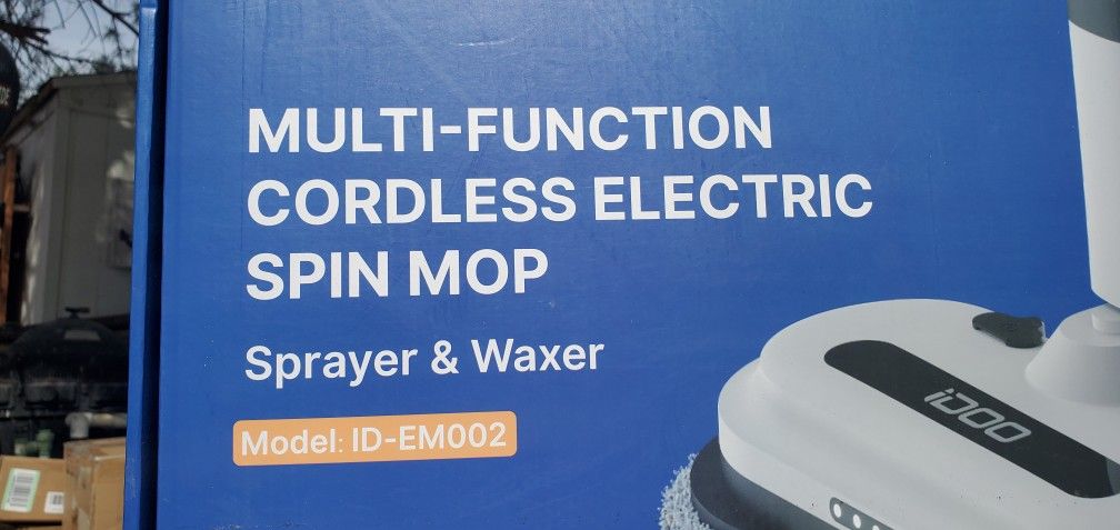 $70 IDOO MULTIFUNCTIONAL CORDLESS ELECTRIC SPIN MOP
