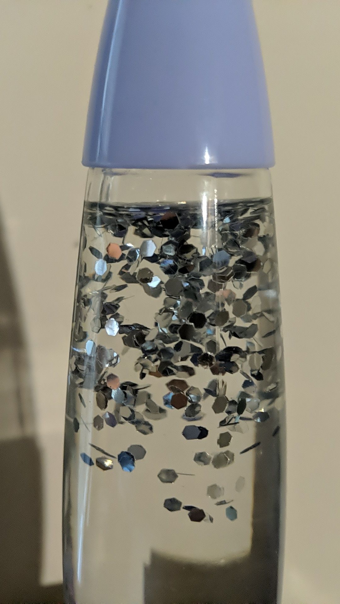 Lavender lava lamp