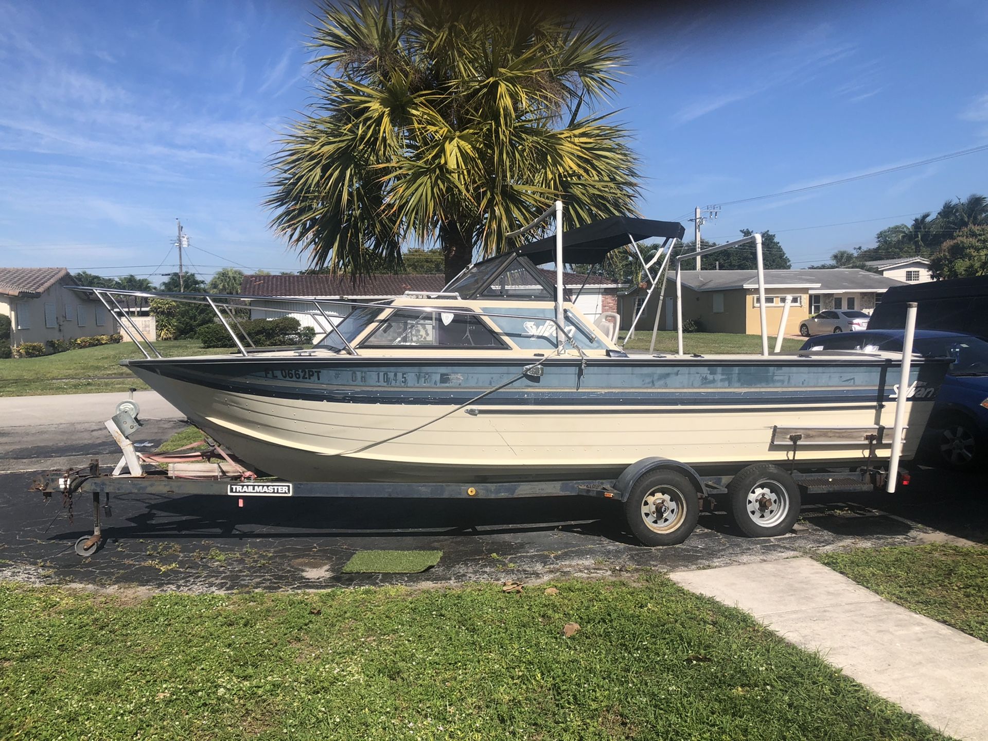 1986 Sylvan Offshore 22’ - All aluminum hull $1300 for Sale in ...