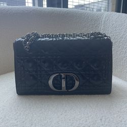 Christian Dior Crinkle Patent Lambskin Medium Caro Bag Thumbnail
