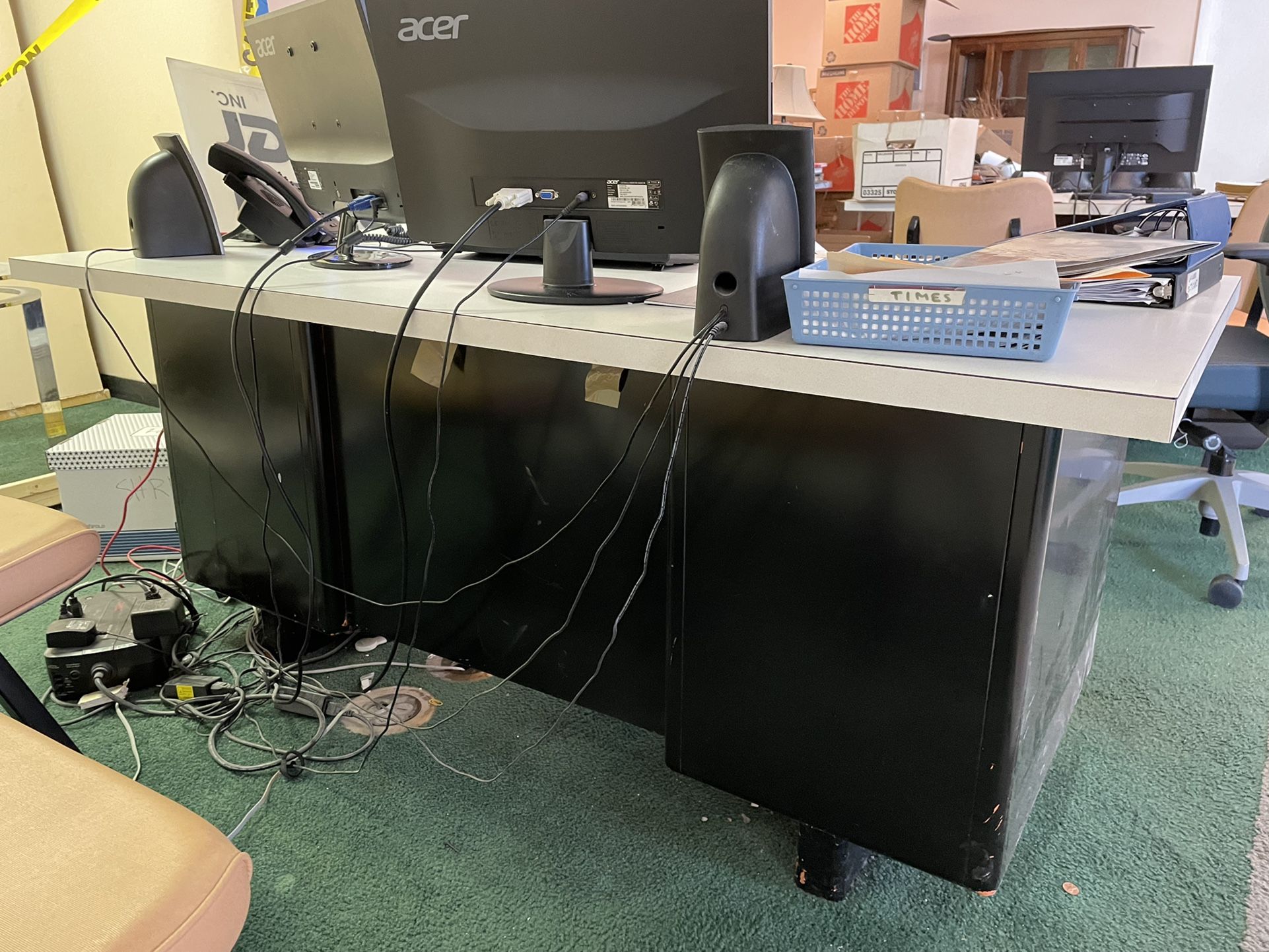 Vintage Retro 1960’s All-Steel Brand Office Desks