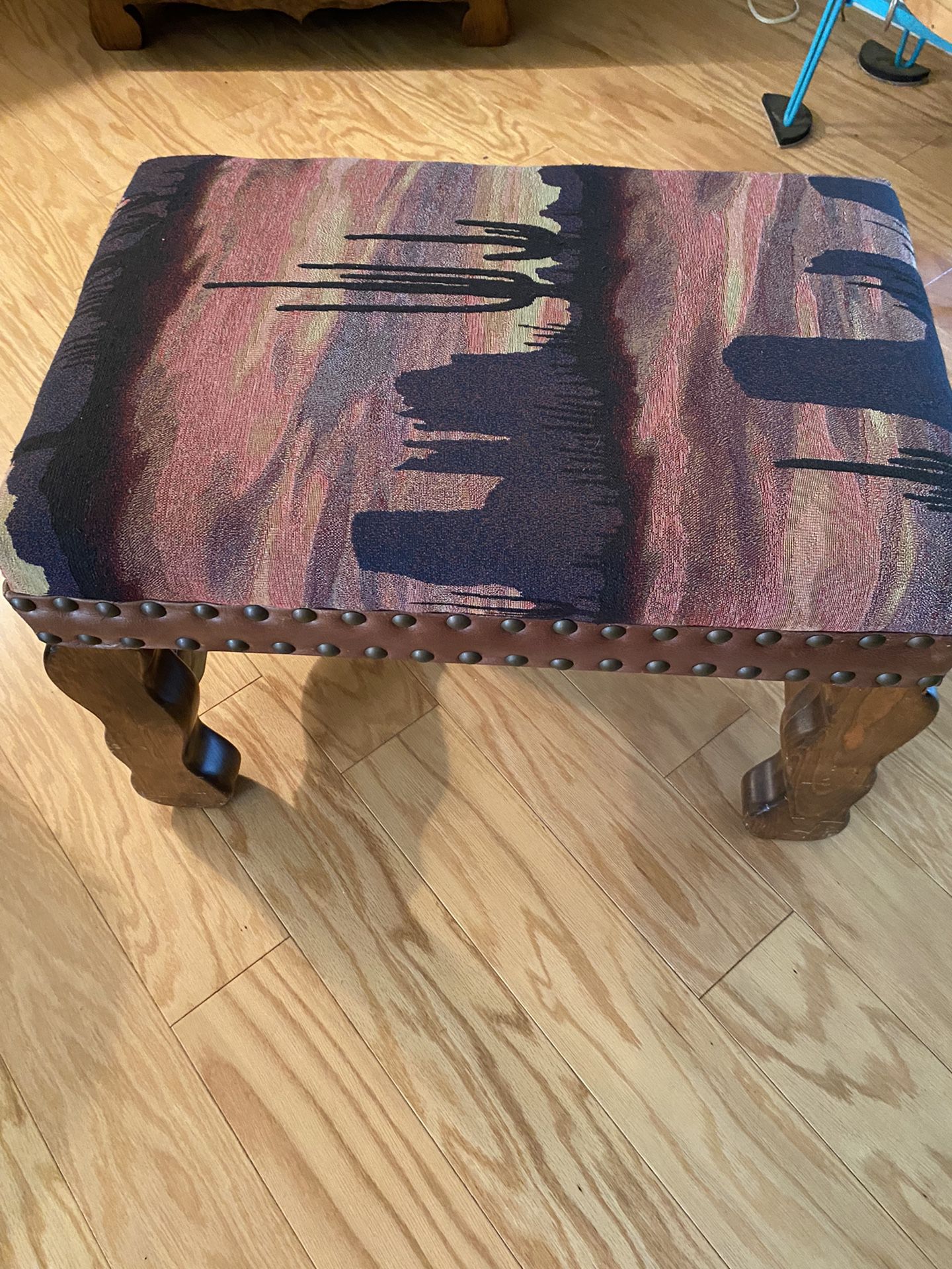 Chair & Matching Footstool 