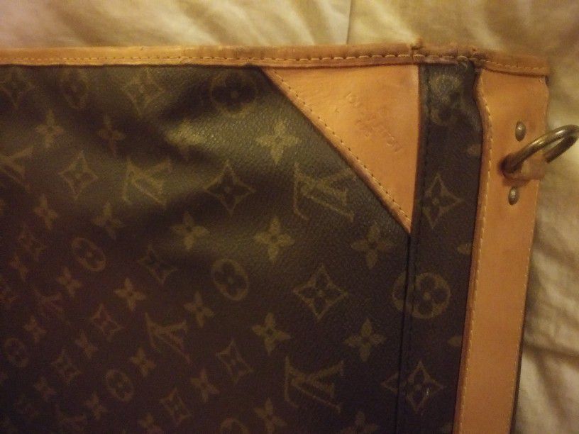 LV Louie Vuitton Garment Bag Monogram Vintage Authentic