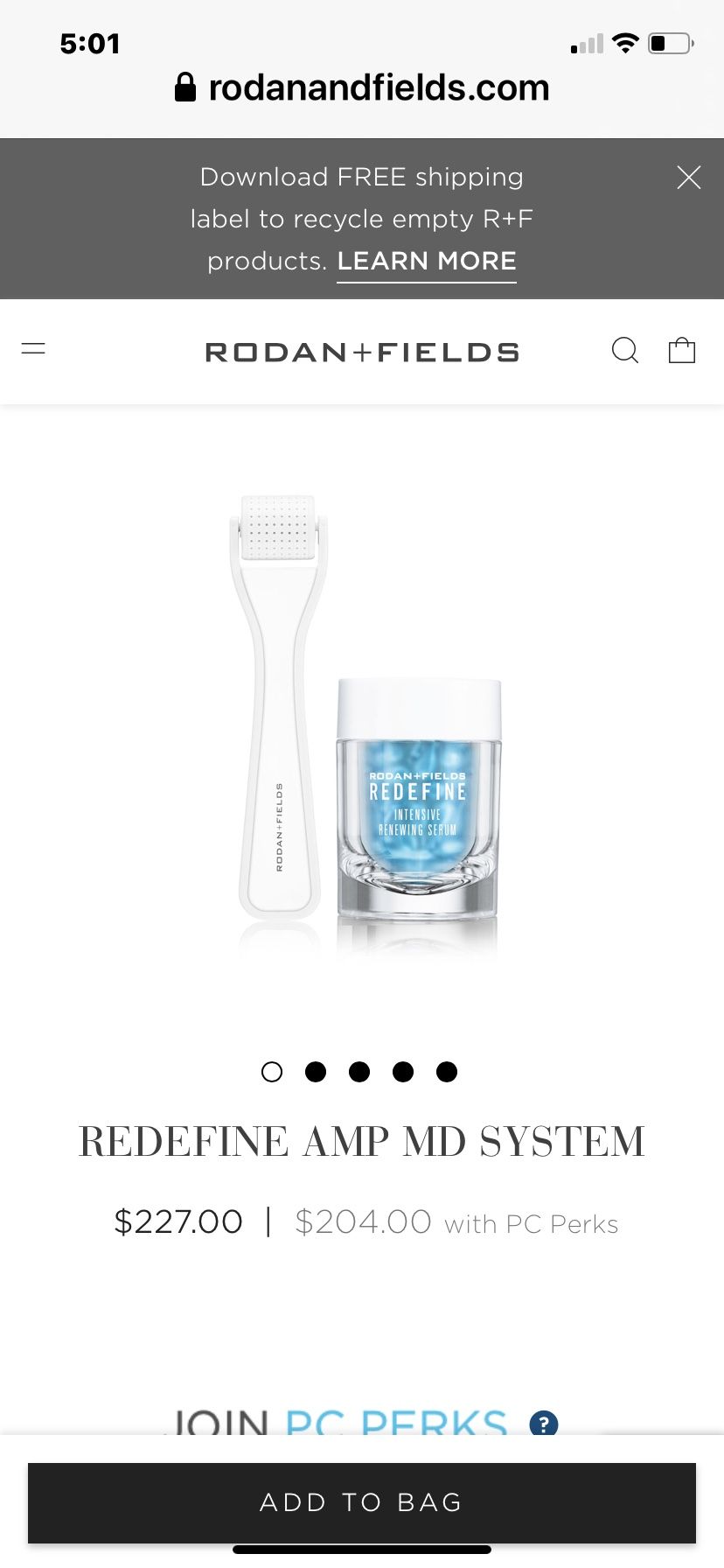 Rodan and Fields Redefine Roller