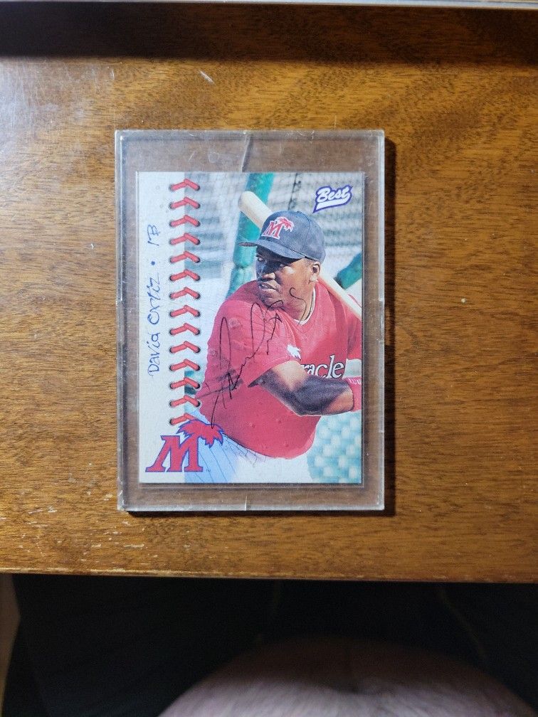 David Ortiz Auto Minor League Card