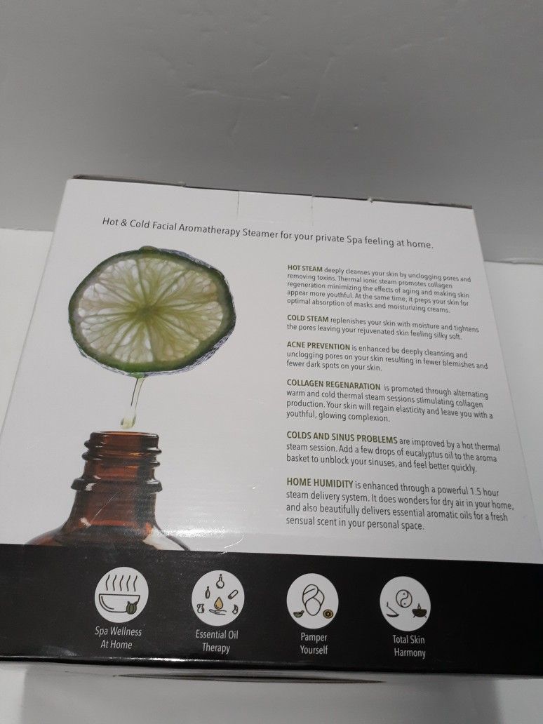 Facial Steamer, Face Steamer with Aromatherapy, Home Facial