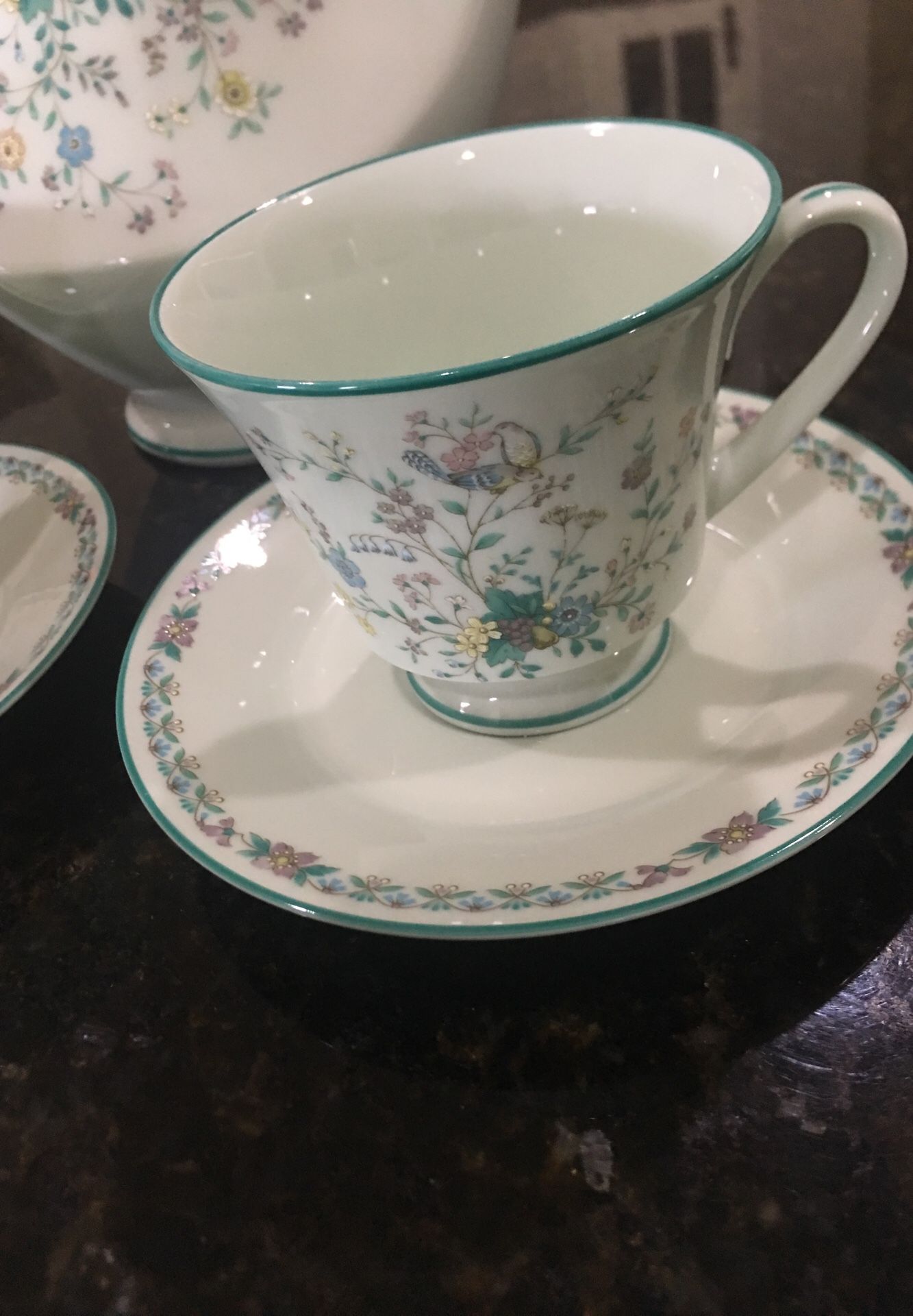 Vintage Noritake China tea set - 2 place settings