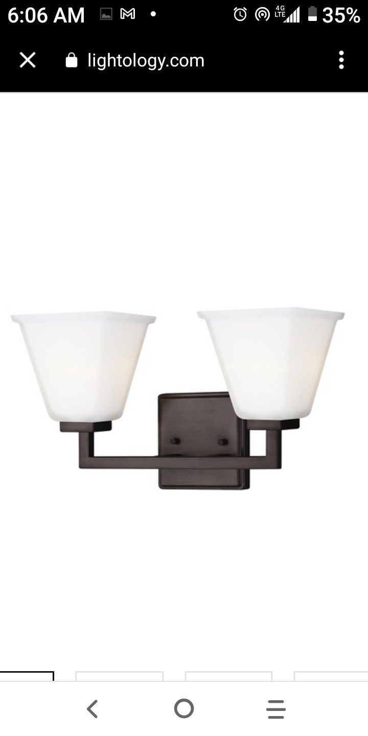ELLIS HARPER BATHROOM VANITY LIGHTBy Sea Gull Lighting