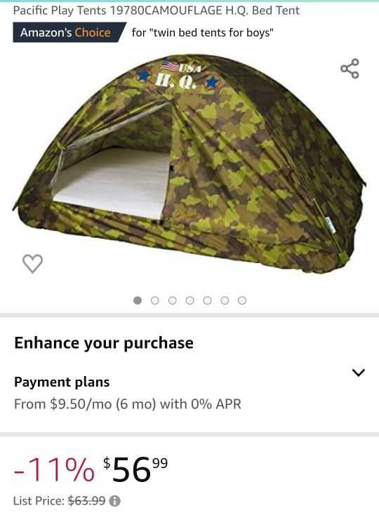 Twin Bed Tent