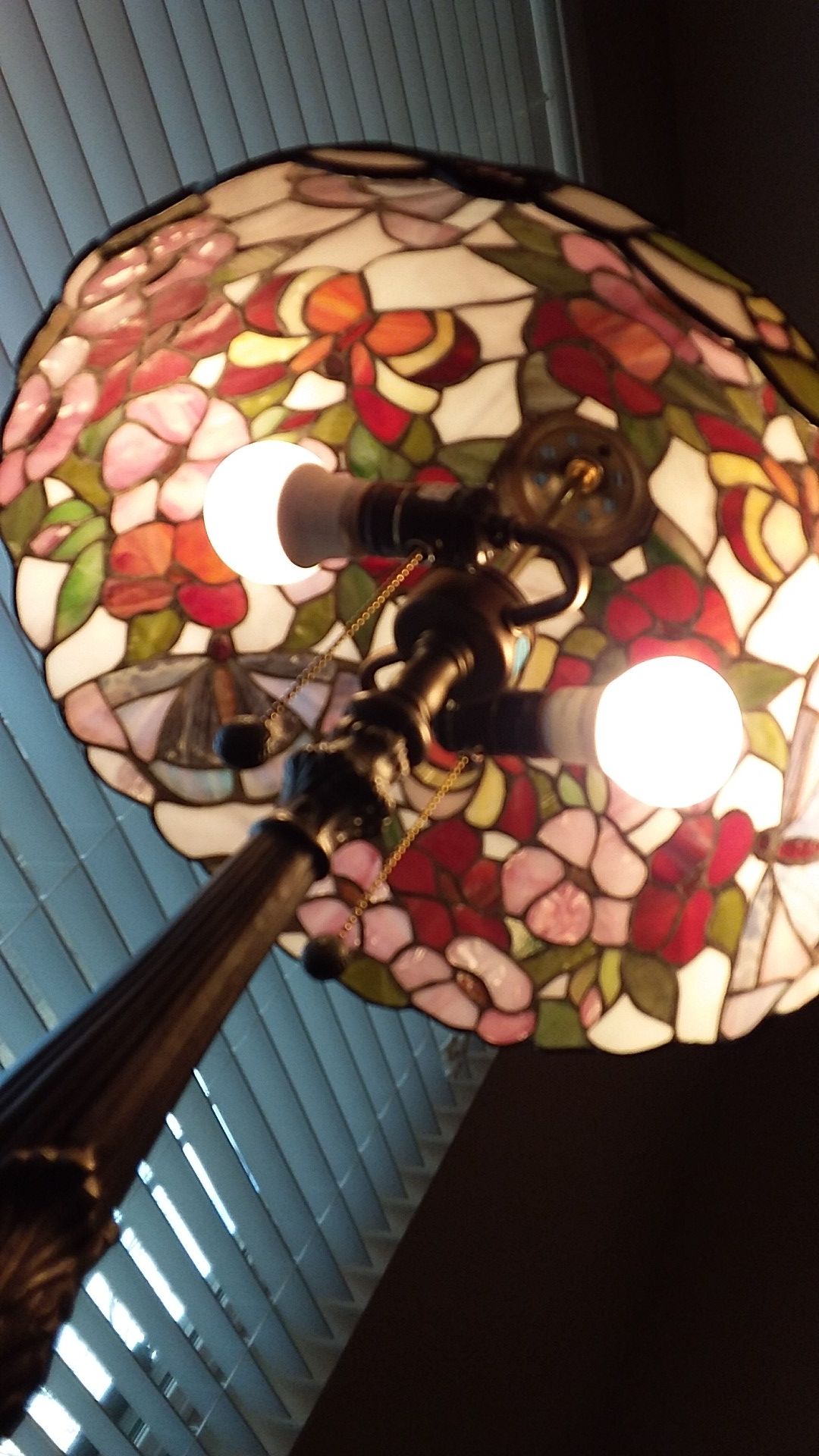 Stained Glass Lamp 27"