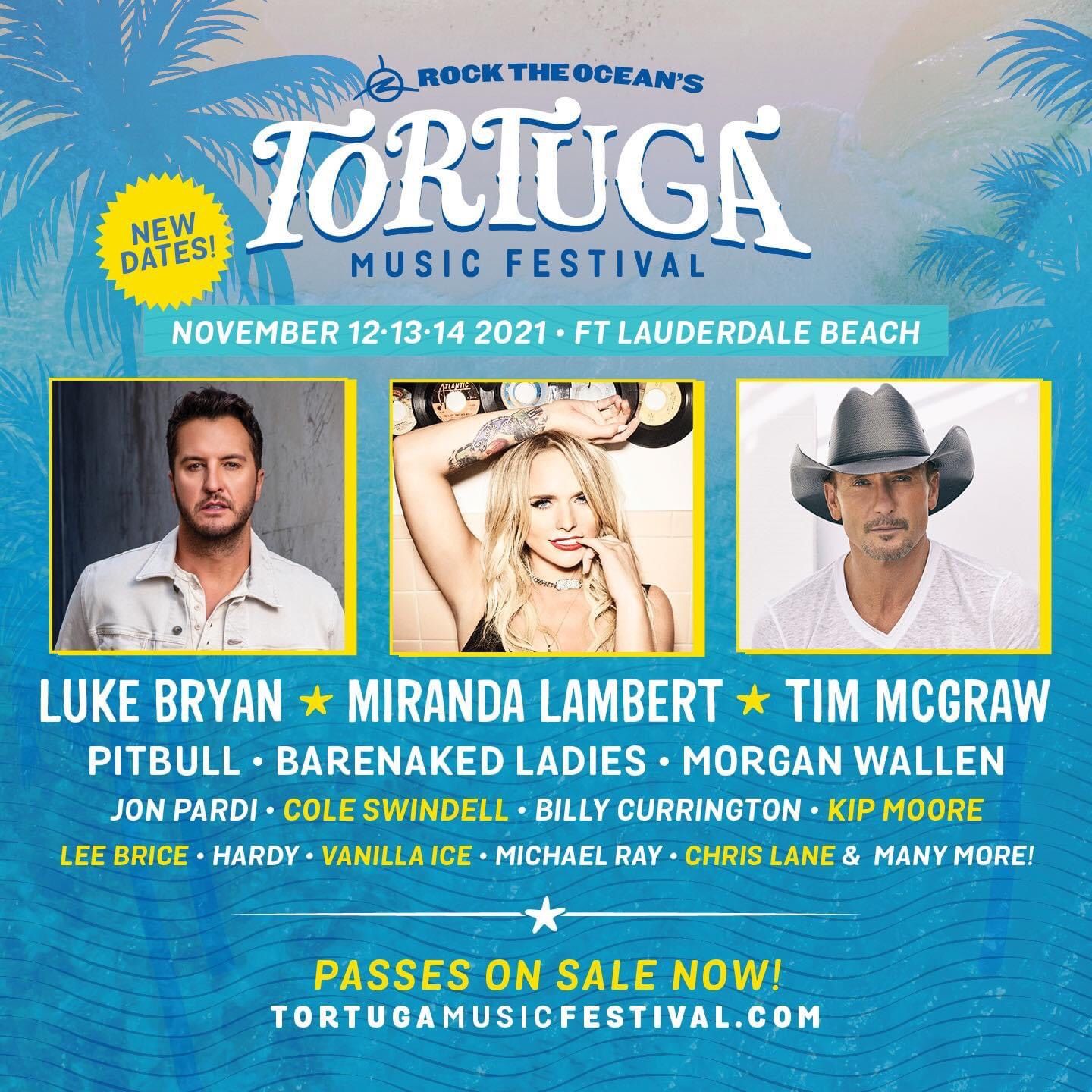 TORTUGA MUSIC FEST SATURDAY WRISTBANDS