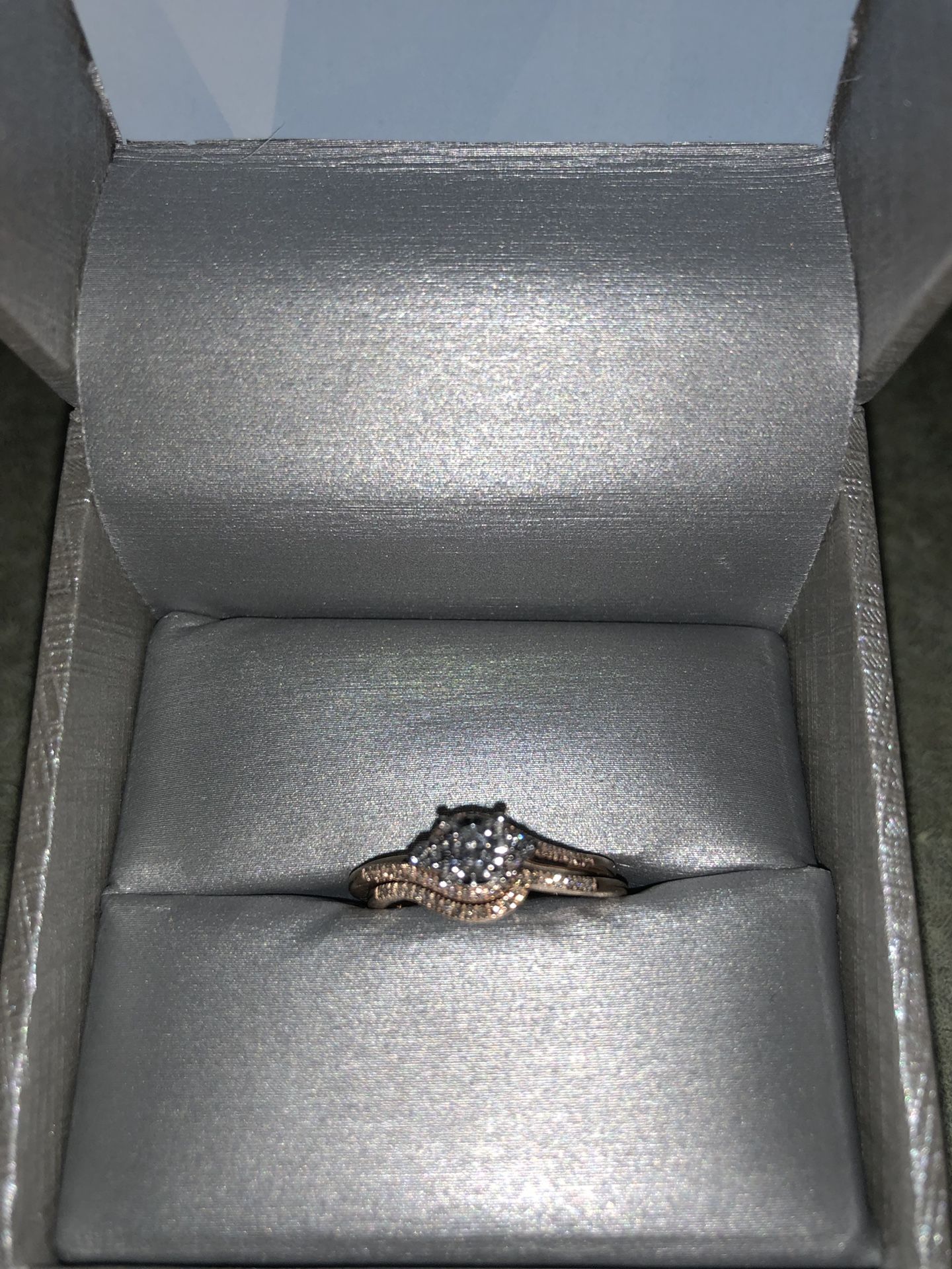 Wedding and engagement ring
