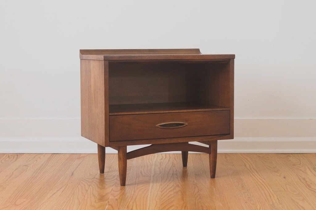 Vintage Mid Century Modern End Table Stand Seattle 