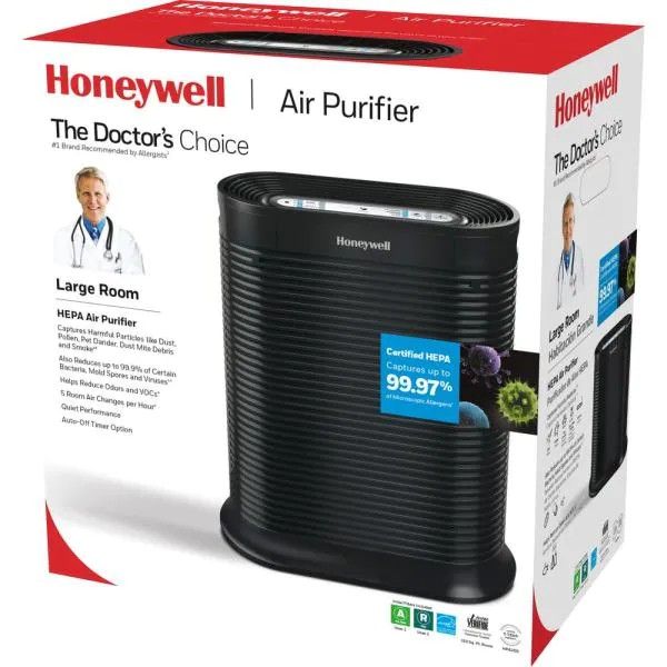 Honeywell HA202BHD True HEPA 310 sq. ft. Allergen Remover Air Purifier