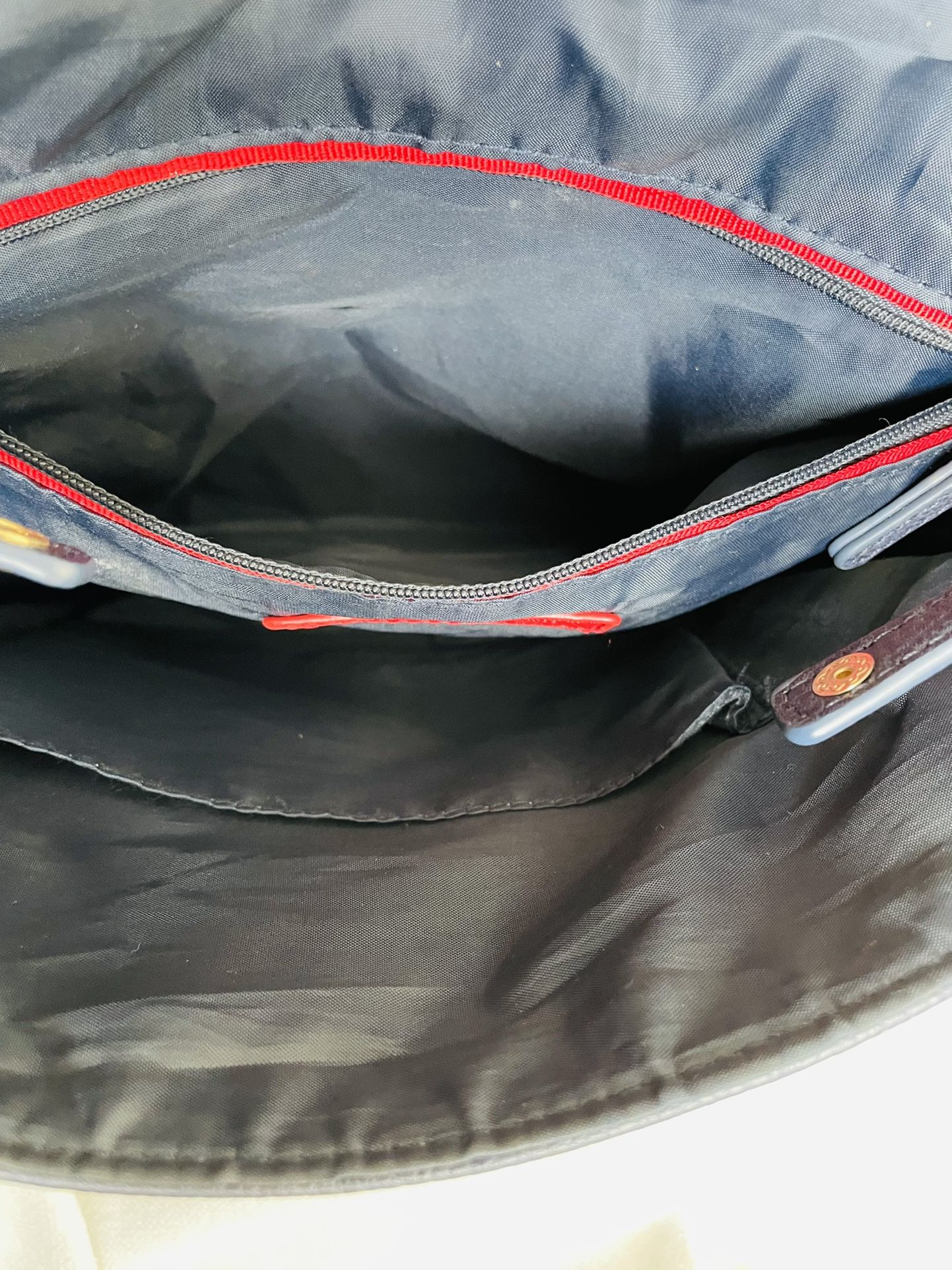 Like New Tommy Hilfiger Blue Leather Bag