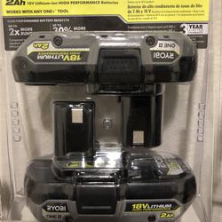 Ryobi 2ah High Performance Battery Pack Thumbnail