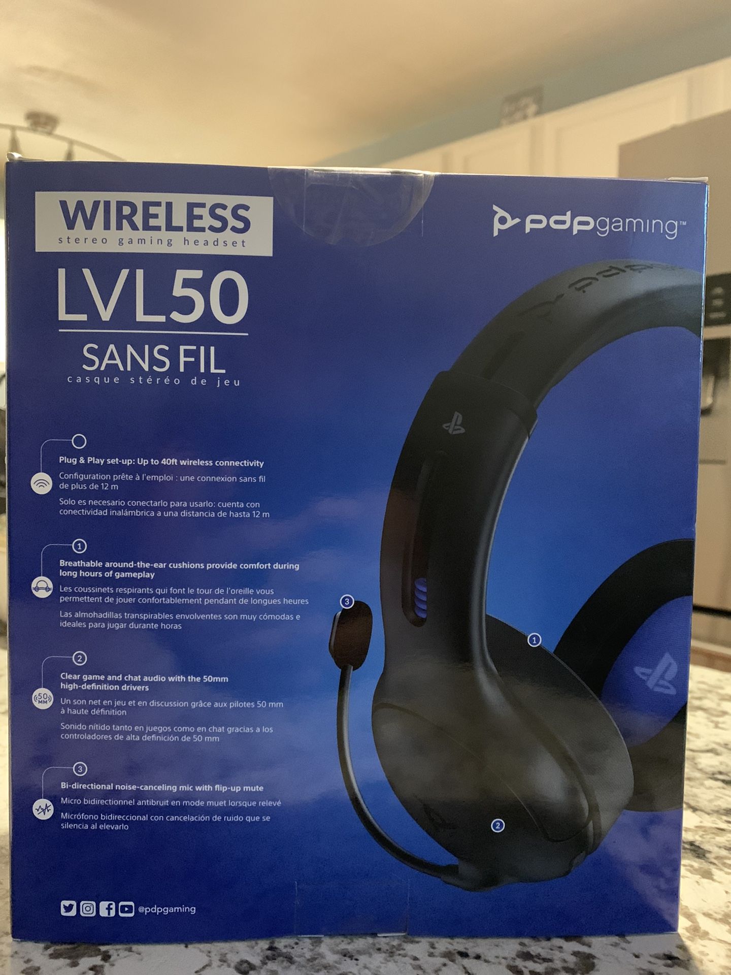 Wireless Gaming Headset For Ps4