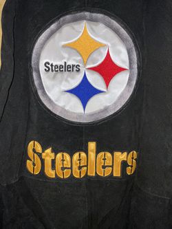 Pittsburgh Steelers Suede Leather Heavy Jacket Zip Front Large NEW New no tag  (10+ Steeler items in stock, can combine shipping) Thumbnail