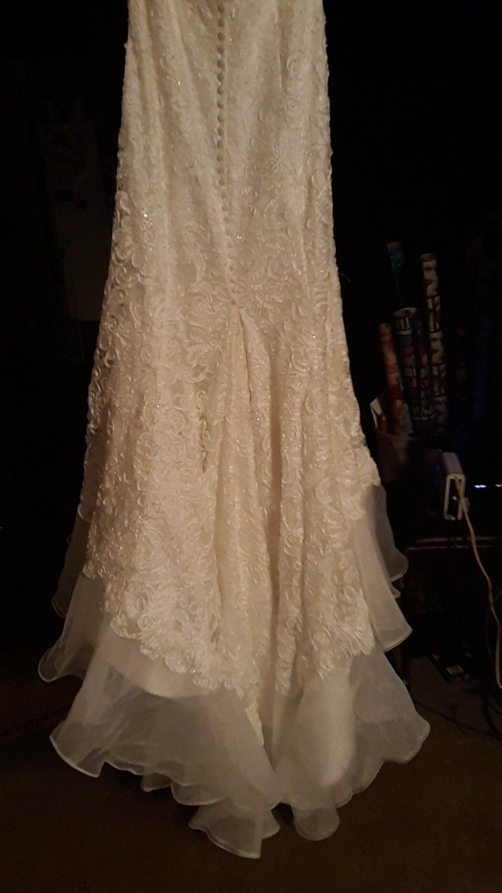 Size 8p wedding dress nwt never been worn
