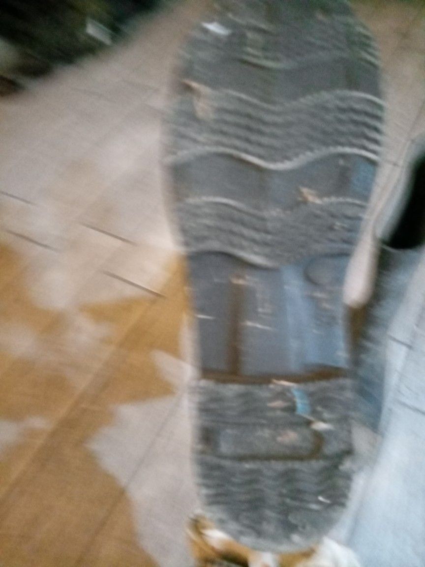 Rubber Boots And Thigh High Waiters. Size 10