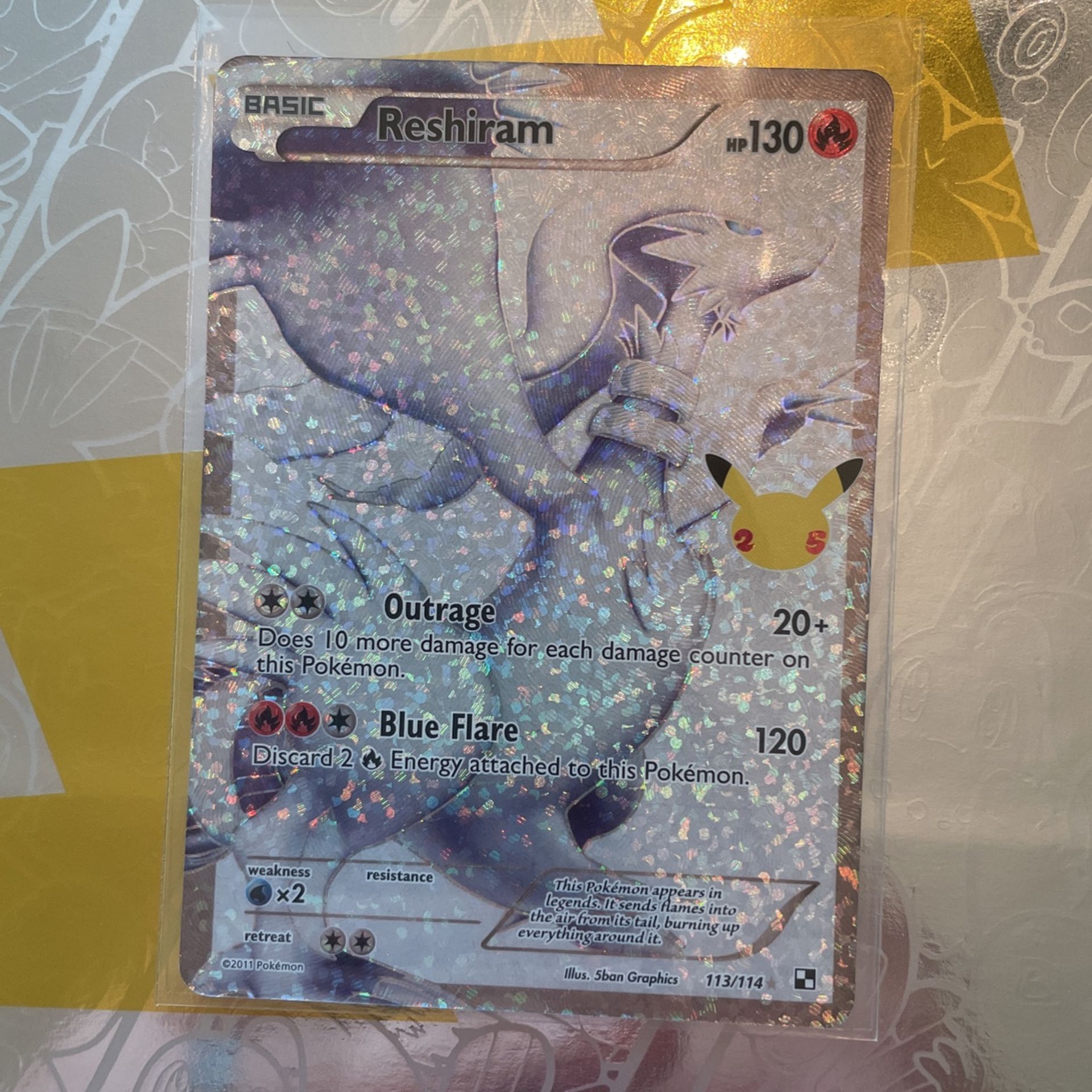 Pokémon Celebration Reshiram Full Art