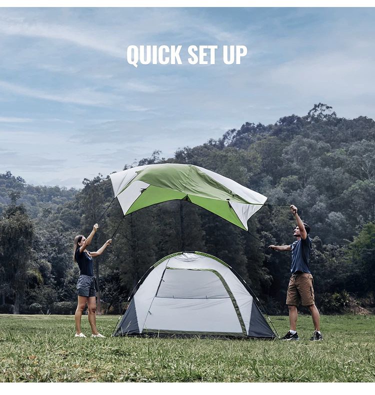 Ciays Camping Tent, Waterproof Family Tent with Removable Rainfly and Carry Bag, Lightweight Tent with Stakes for Camping, Traveling, Backpacking, Hik