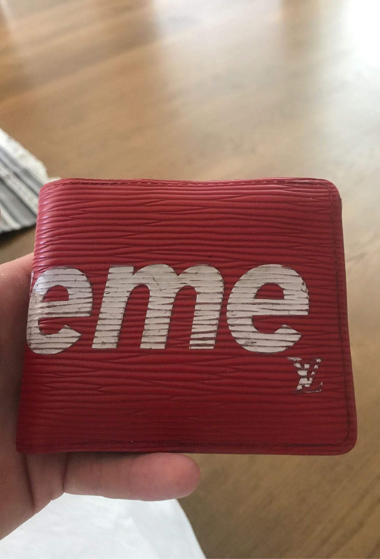 Supreme x LV Wallet