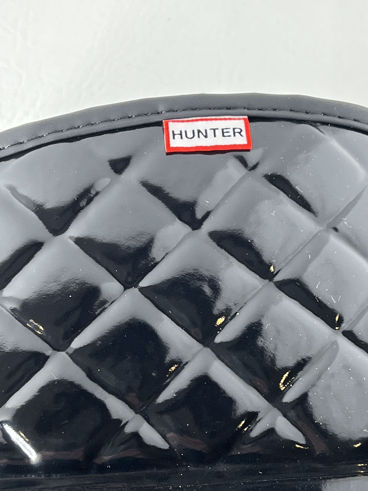 NEW in box HUNTER black rubber rain boots size 11