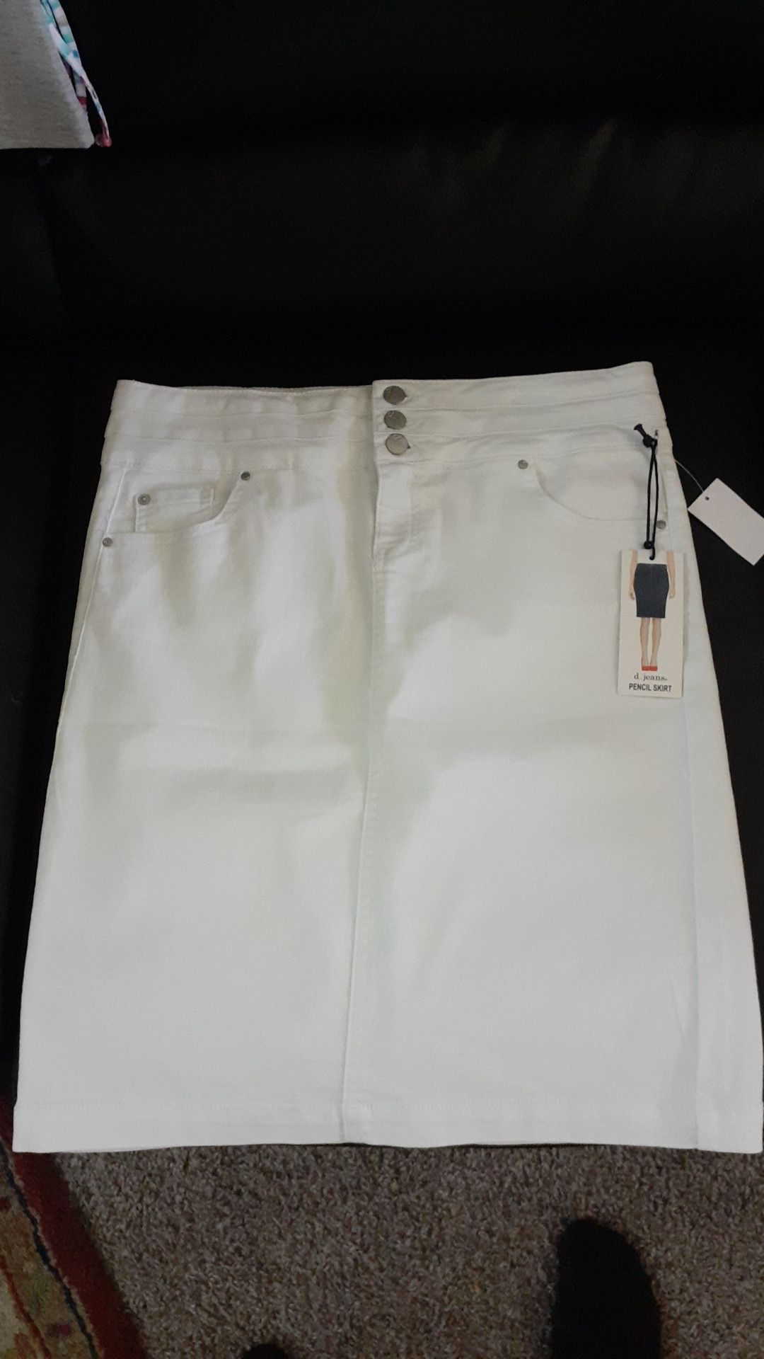 D Jean's pencil skirt