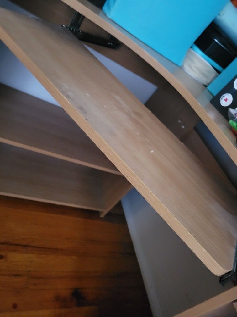 L Shaped Wooden Desk