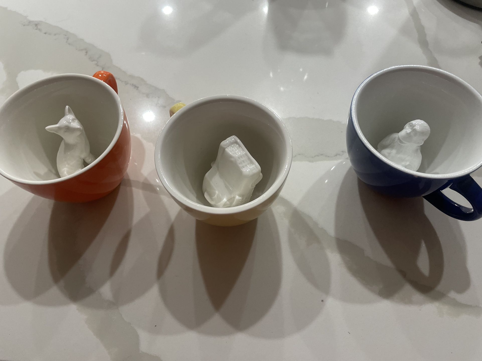 Tea Cups With Animals Inside $4 Each