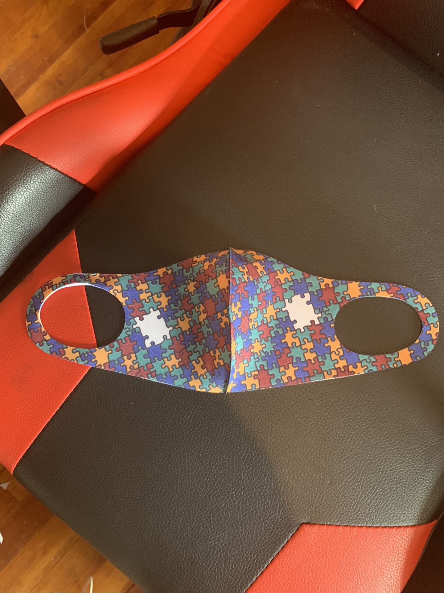 Custom Autism awareness Face Mask
