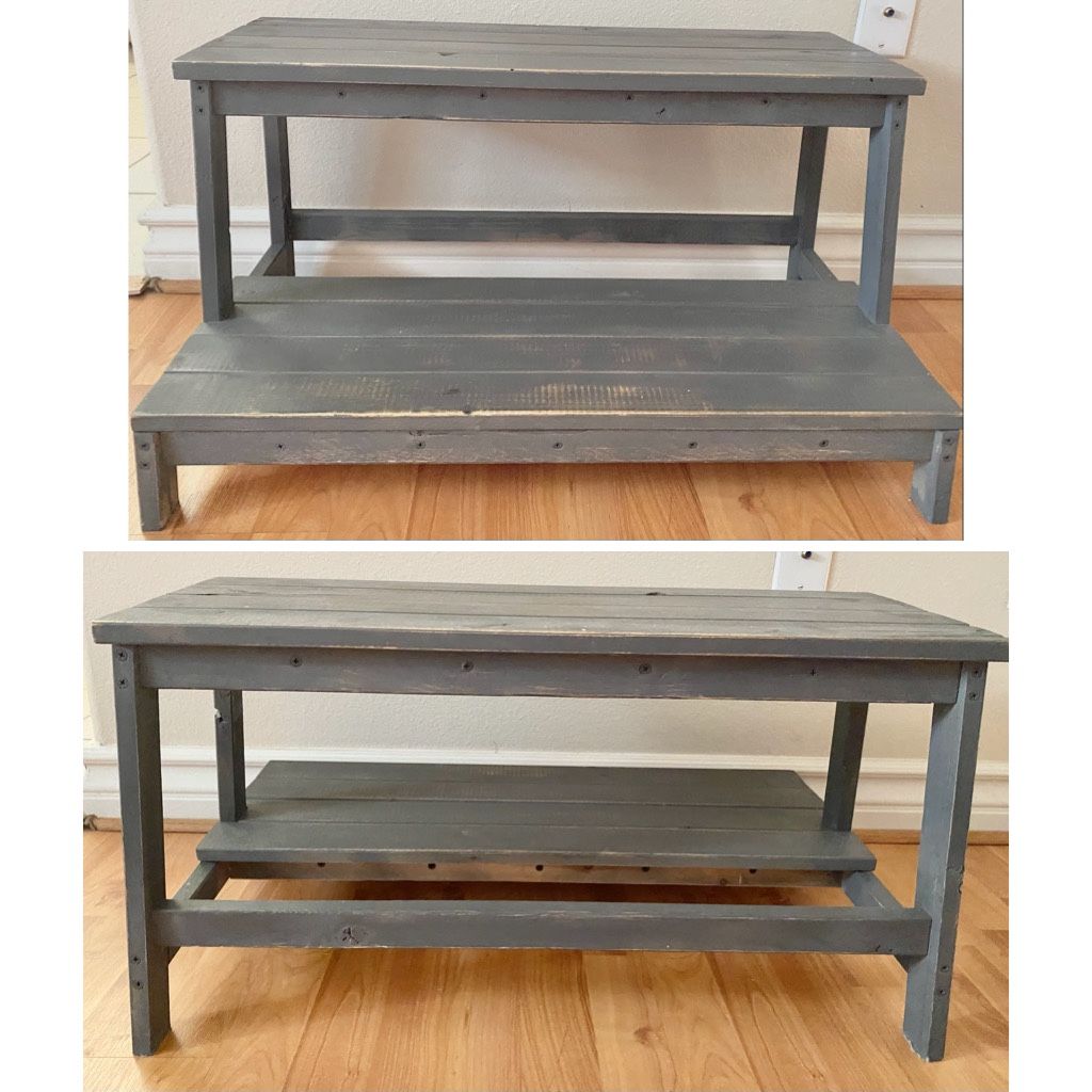 Rustic Wooden Step Stool Custom