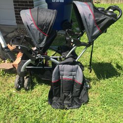 Sit and Stand Double Stroller Thumbnail