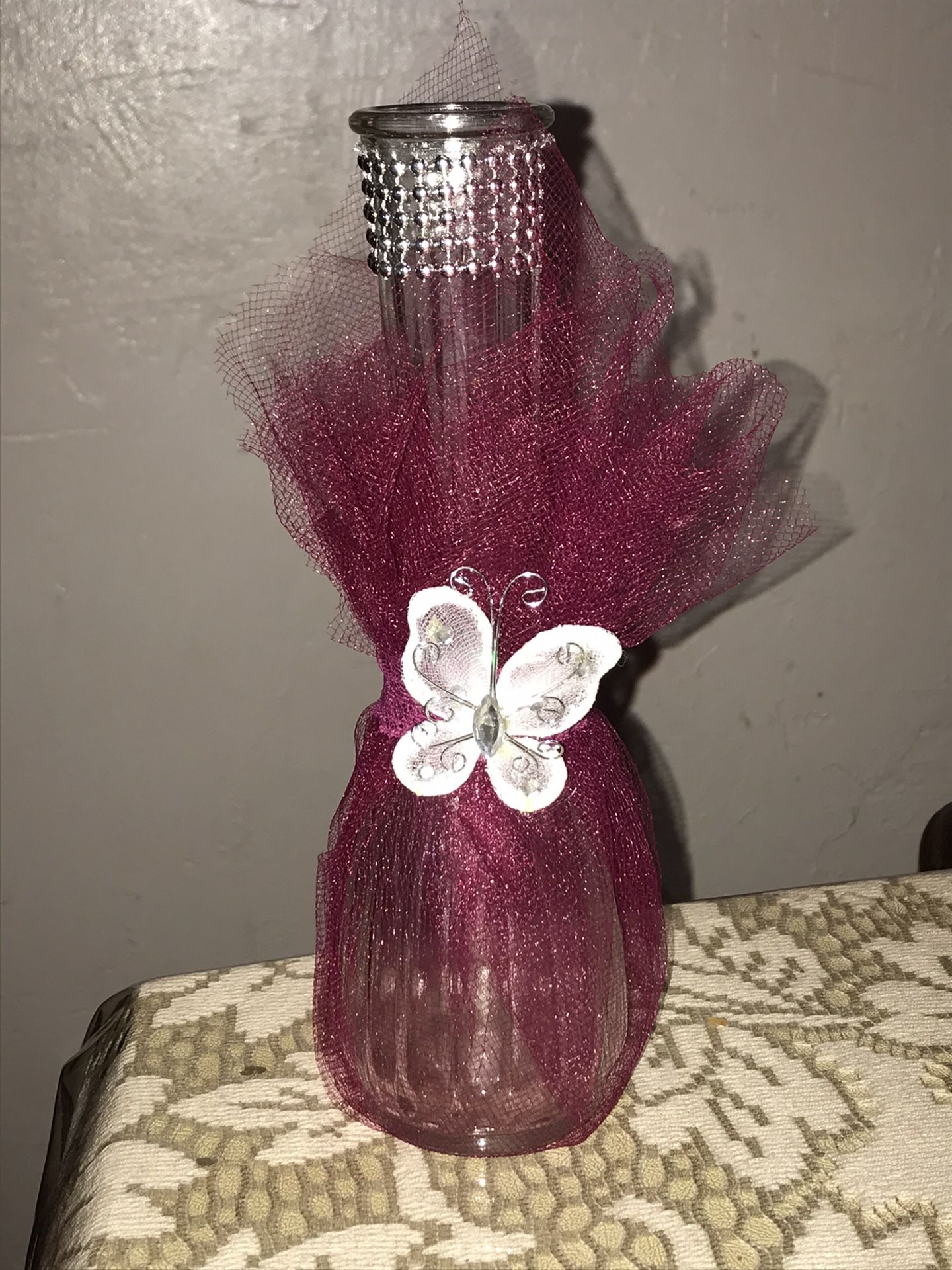 24x party vases center piece homemade adornos