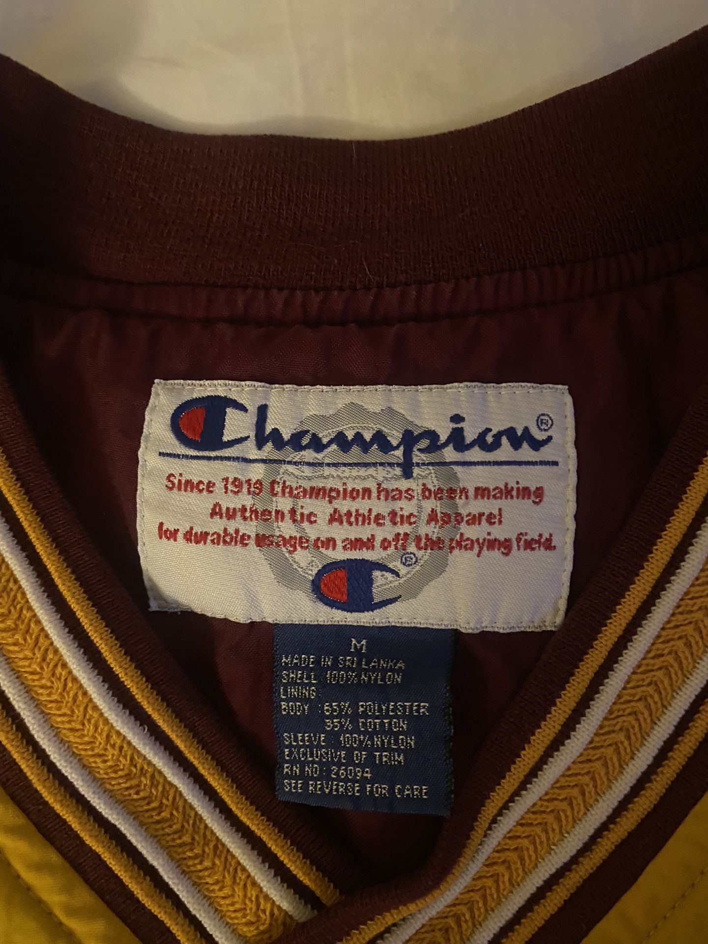 Vintage Champion Windbreaker Size Medium