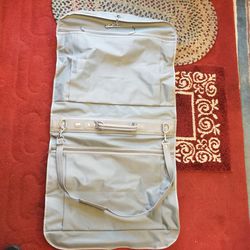 Vintage 1980s American Tourister "Escort" Hard Shell Wheeled Locking Suitcase w/ Keys & Garment Bag Thumbnail