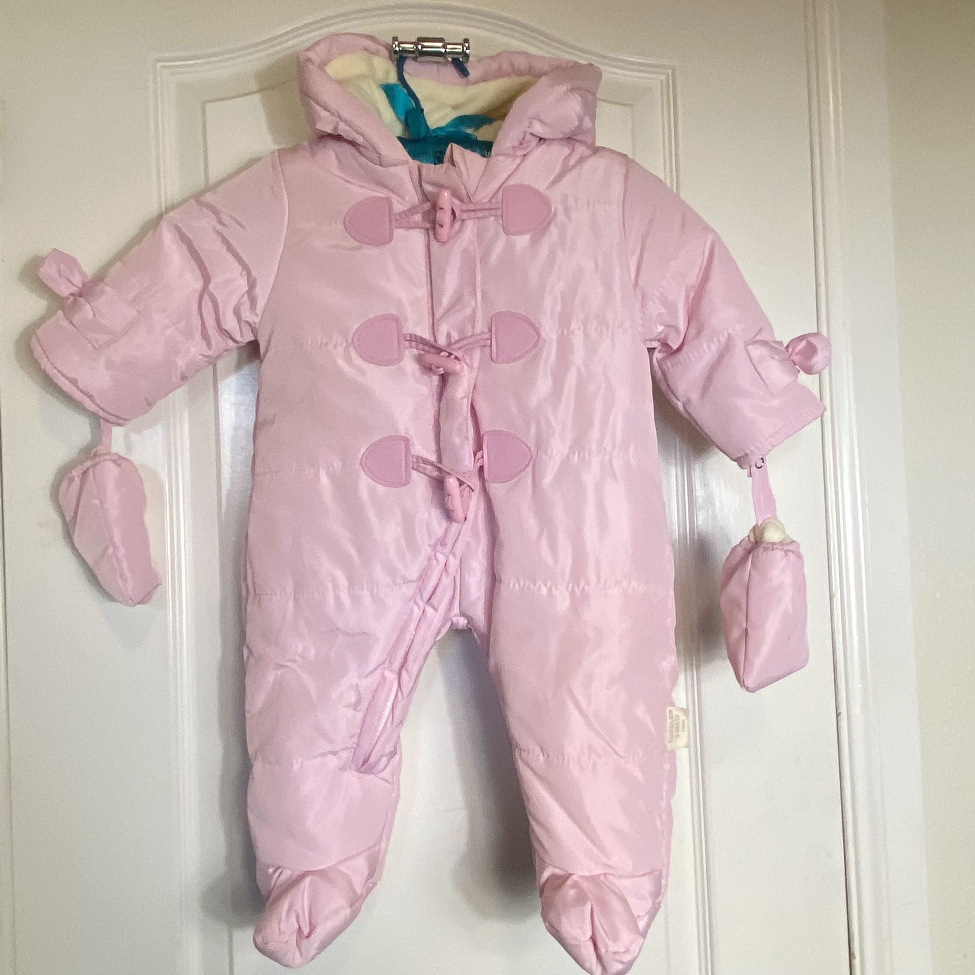 Baby girl 3/6 months snow suit