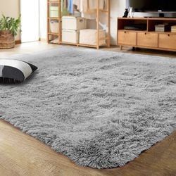 Brand New Ultra Soft Indoor Modern Area Rugs Fluffy Living Room Carpets for Children Bedroom Home Decor Nursery Rug 4x5.3 Feet, Gray

 Thumbnail