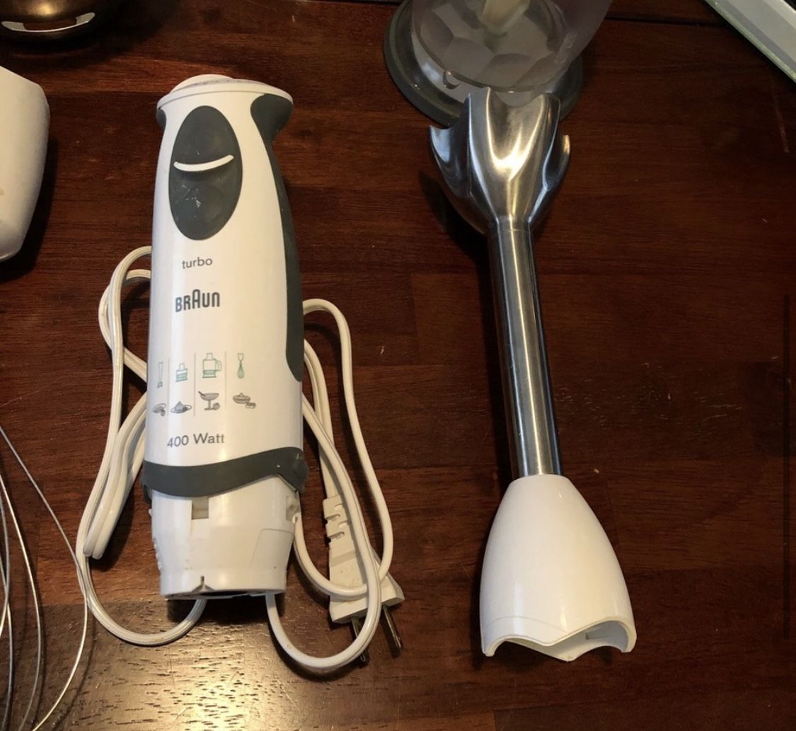 Braun Immersion Blender & Accessories