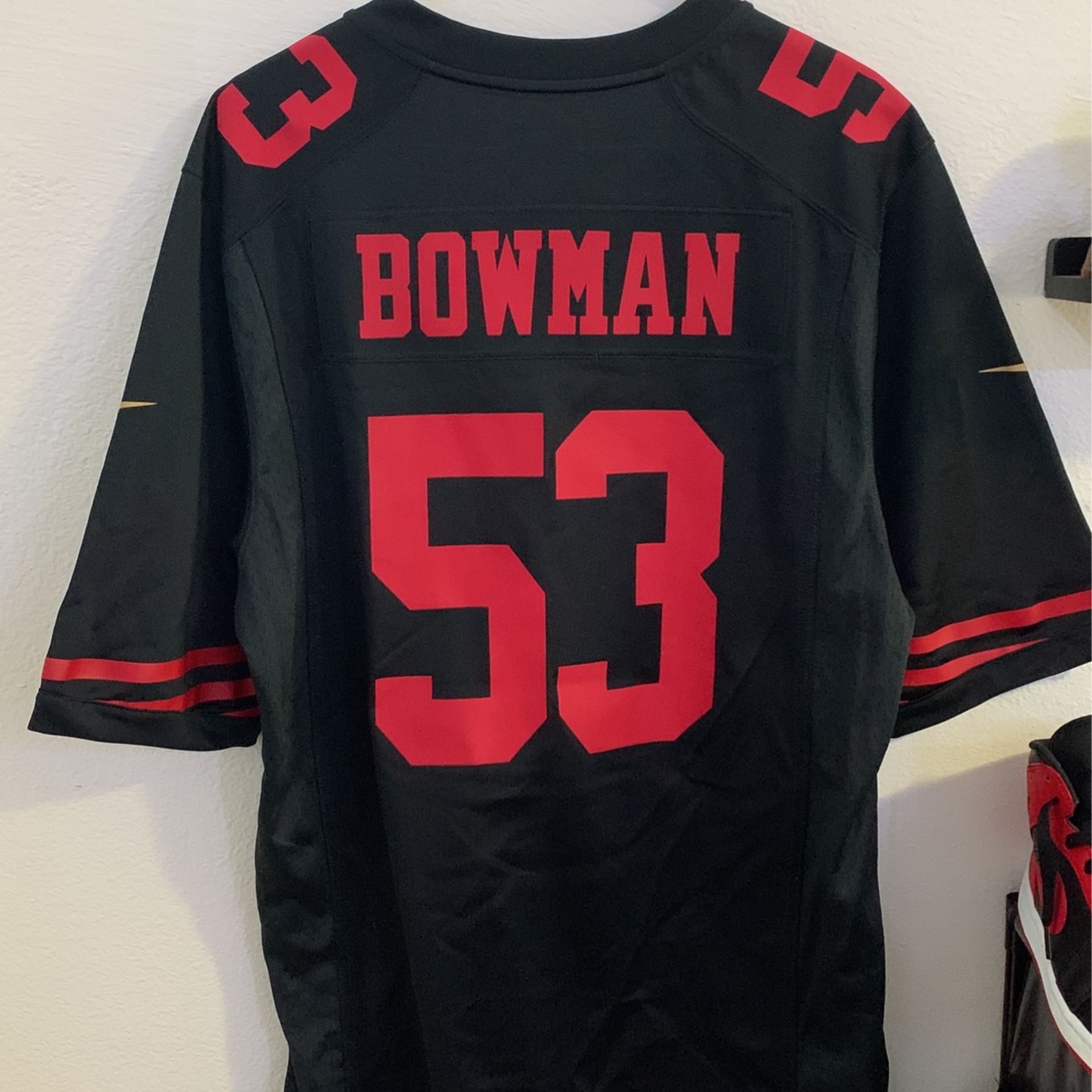 NaVorro Bowman Jersey 2019 San Francisco 49ers Black And Red