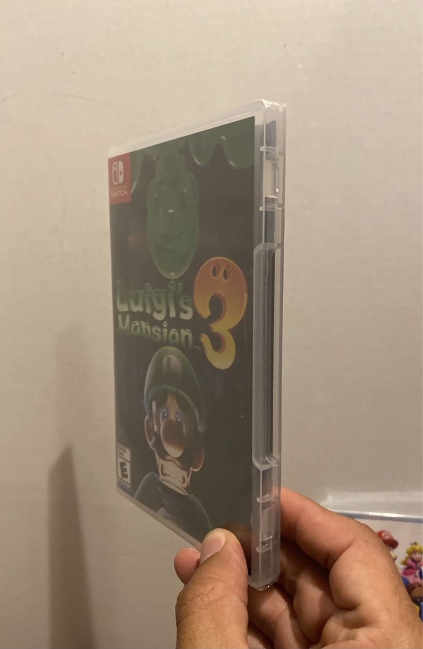 Nintendo Switch games Sealed bundle Mario Golf Luigi’s Mansion 3 Super Mario 3D World Browser’s Fury