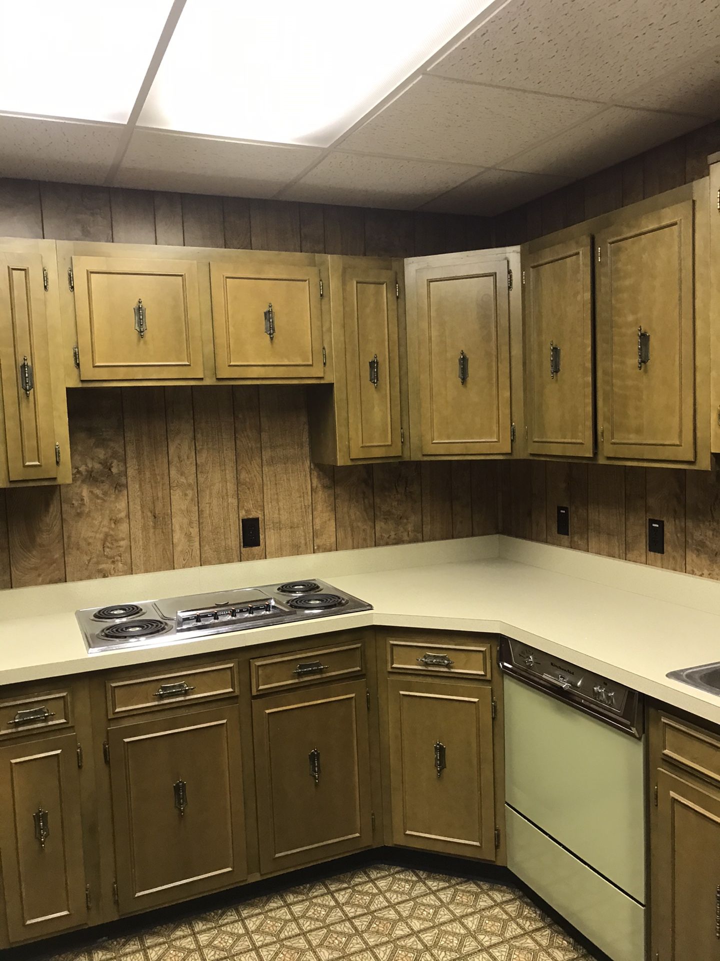 Entire kitchen cabinet set